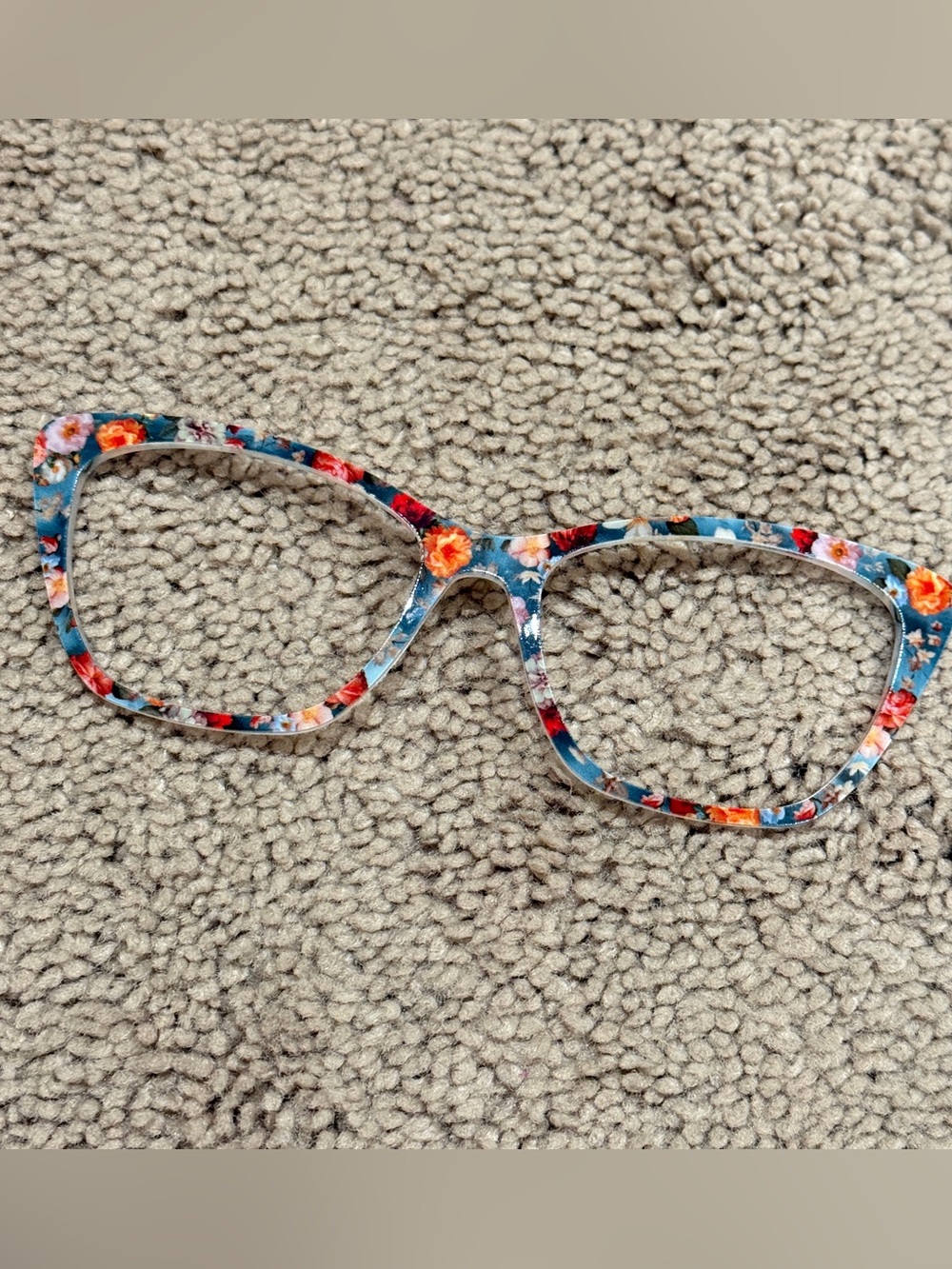 Floral Pair Eyewear Topper for Wanda Frames